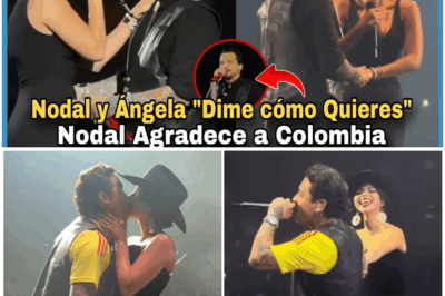 Angela Aguilar sorprende en Colombia junto a Nodal—su amor en público impacta