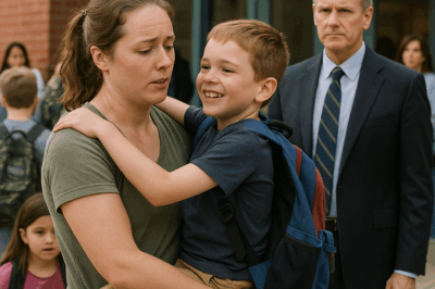 Madre soltera cargaba a su hijo a la escuela… y el director era un CEO oculto