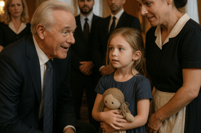 “La hija de la empleada entró en la mansión… y el millonario sorprendió”