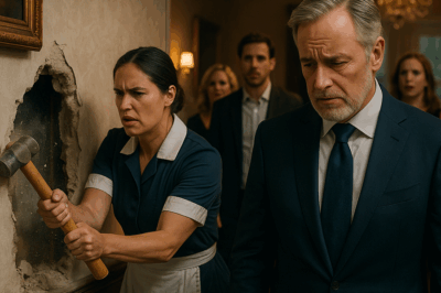 “¡No me toques!”, gritó el millonario… pero la criada rompió la barrera