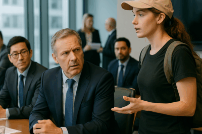 El CEO quedó sin traductor… hasta que una mensajera habló 4 idiomas