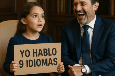 UNA PEQUEÑA DE ASPECTO HUMILDE SORPRENDE AL MUNDO: “YO HABLO 9 IDIOMAS”,