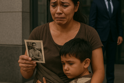 Dejó su aldea con la esperanza de que su hijo conociera a su padre.