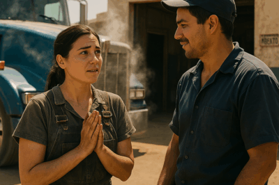 Cuando el mecánico Diego Morales reparó gratis el camión