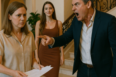 “El día que Emily mostró los papeles y destruyó la arrogancia de su esposo infiel”