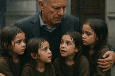 “¡Podemos salvarte, papá!” – El millonario que encontró en cuatro gemelas huérfanas la familia que nunca tuvo