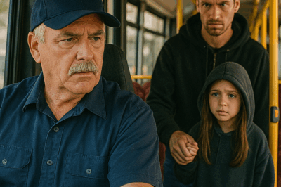 🔥💔 ¡Increíble pero cierto! Una niña oculta bajo una sudadera gigante subió a un autobús con un hombre extraño que la sujetaba con fuerza. Al susurrar tres palabras al chofer, cambió el destino: “Por favor, ayúdame”. Lo que hizo el conductor salvó una vida. 😱💥