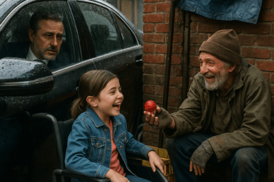 Millonario ve a un méndigo hacer reír a su hija en silla de ruedas por primera vez en dos años… y su vida jamás volvió a ser la misma