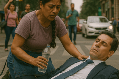 El día en que una vendedora de agua salvó a un millonario