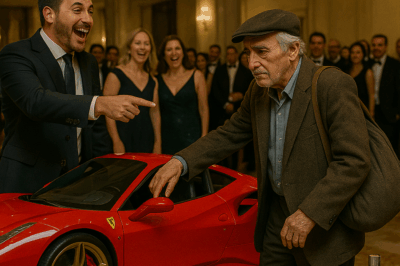 El viejo y la Ferrari: la burla del millonario que terminó en una lección inolvidable