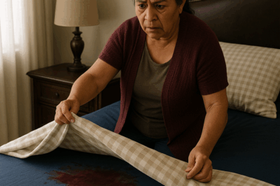 Las sábanas, el olor metálico y el secreto de mi nuera