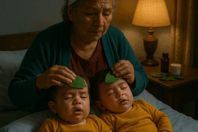 Esa noche, los gemelos de mi hija —que apenas tienen un año— de repente tuvieron fiebre alta. No querían que la abuela los llevase al hospital. Y nadie imaginaba que la anciana llevaba tiempo haciendo algo oscuro…