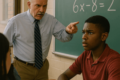 Profesor reta a estudiante negro con una ecuación imposible… y lo que pasó dejó a todos sin palabras