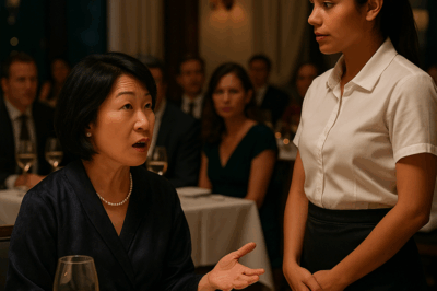 La incomodidad llenó el restaurante cuando una mujer japonesa