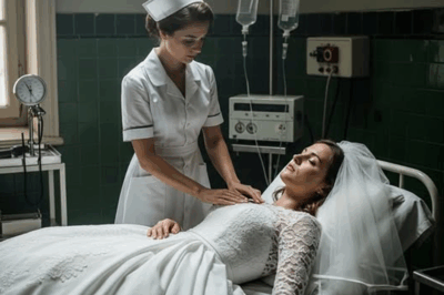 La novia vestida de blanco que llegó a la morgue