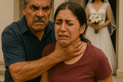 En la boda de mi hermana, mi padre me arrastró del cuello por negarme a darle mis ahorros — “los perros no se casan”, me gritó