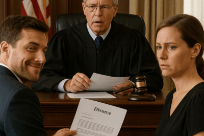 Firmó los papeles del divorcio burlándose de mí… hasta que el juez leyó el testamento de mi padre