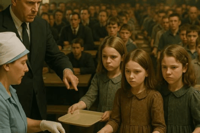 CAMARERA ALIMENTÓ A CUATRO NIÑAS HUÉRFANAS DURANTE 10 AÑOS — 12 AÑOS Después, una camioneta se detuvo en su puerta…