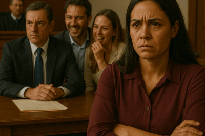 El marido y su amante se reían de mí allí mismo, en la sala del tribunal. Pero cuando leyeron la declaración de mi hijo, se quedaron helados…