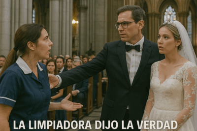 La limpiadora dijo la verdad en el altar… y el multimillonario rompió su compromiso