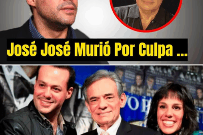 💥 Tras más de una década en silencio, el hijo de José José habla