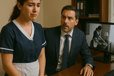 Ella fue acusada de robo… pero lo que mostraron las cámaras dejó al millonario en shock