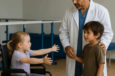 Hija del cirujano nunca caminó hasta que un niño sin hogar dijo: “Déjeme intentar”