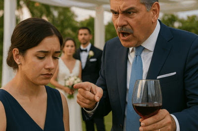 En la boda de mi hermano, mi padre me humilló… hasta que escuchó la palabra que lo dejó sin aliento: “Almirante”