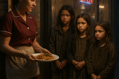 Camarera alimentó a cuatro niñas huérfanas durante 10 años — 12 años después, una camioneta se detuvo en su puerta…