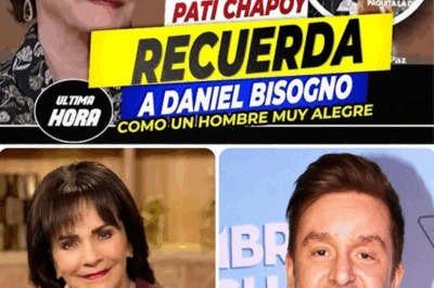 Pati Chapoy no contiene las lágrimas al recordar a Daniel Bisogno