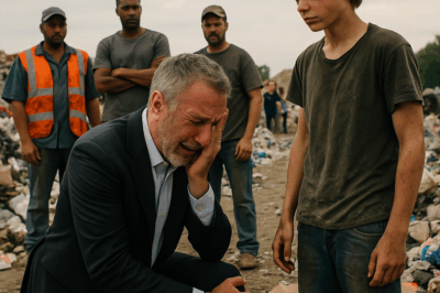 Millonario encontró a su hijo entre la basura… y rompió a llorar