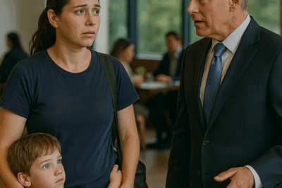 Una madre humilde llevó a su hijo al trabajo… y el gesto inesperado del jefe millonario dejó a todos en shock