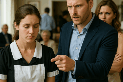 Un millonario poderoso descubrió a su novia humillando cruelmente a la sirvienta en pleno salón de su mansión, creyendo que nadie observaba. Pero lo que él hizo después, frente a familiares, amigos y empleados, dejó helados a todos los presentes, revelando una verdad oculta que cambió la vida de cada uno de los que presenció aquella escena aterradora e inesperada.