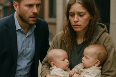 UN MILLONARIO CAMINABA POR LA CALLE Y VIO A UNA JOVEN SIN HOGAR CON DOS BEBÉS… CUANDO SE ACERCÓ DESCUBRIÓ QUE ERA SU PRIMER AMOR