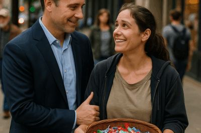 El vendedor de dulces fue ignorado por todos… hasta que un hombre vio a su reina