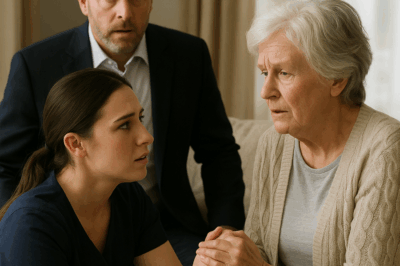 EL MILLONARIO CREÍA QUE SU NIÑERA SOLO CUIDABA A SU HIJO… HASTA QUE LA DESCUBRIÓ PROTEGIENDO A SU MADRE CON DEMENCIA Y QUEDÓ HELADO