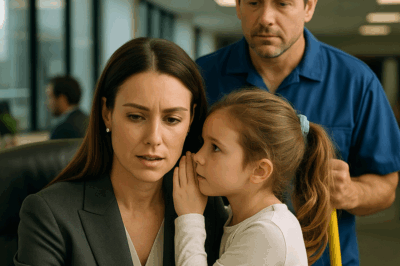 “No necesito hombres”, dijo la CEO… hasta que la hija del conserje le susurró: “¿Puedes ser mi mamá?”