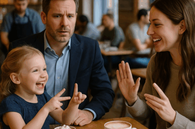 Millonario quedó en shock cuando un extraño habló con su hija en señas