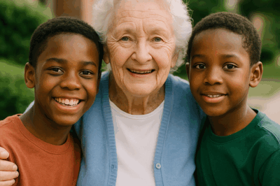 Anciana acogió a dos niños sin hogar… 27 años después, ellos la salvaron