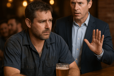 “NO SOY SOLO UN MECÁNICO”, DIJO EL PADRE SOLTERO MIENTRAS SE REÍAN DE ÉL EN EL BAR… HASTA QUE EL CEO REVELÓ ALGO QUE LOS DEJÓ MUDOS