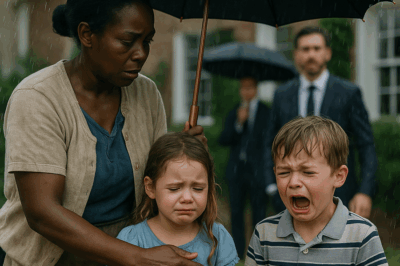 La pobre sirvienta dio su paraguas a los gemelos… sin saber quién era su padre