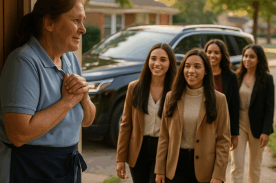 Mesera alimentó a 4 huérfanas… 12 años después llegó un SUV