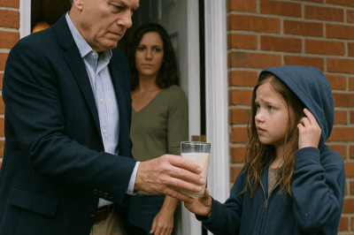 Niña pobre pidió un vaso de leche… y la respuesta del millonario sorprendió a todos