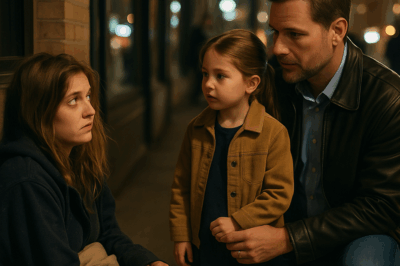 “Papá, ¿por qué ella duerme en la calle?” — La pregunta que cambió una vida