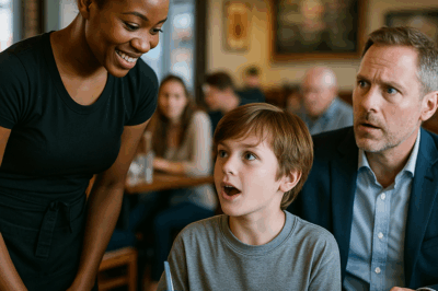 El hijo del millonario nunca hablaba… hasta que una camarera lo hizo hablar