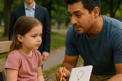 “Un CEO llevó a su hija muda al parque… y un padre soltero logró lo imposible”