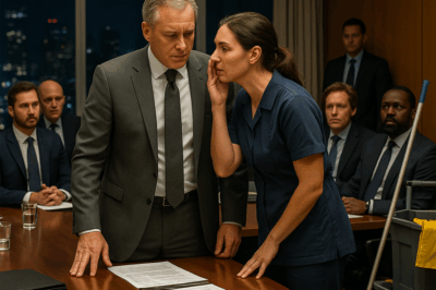 “No firmes esto” le susurró la empleada al millonario… y su reacción dejó helados a todos