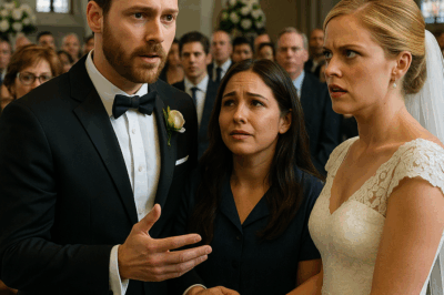 “En Pleno Altar, el Millonario Rompe la Boda con una Frase Inimaginable—Lo Que Dijo a su Prometida y a la Sirvienta Dejó a Todos Congelados”