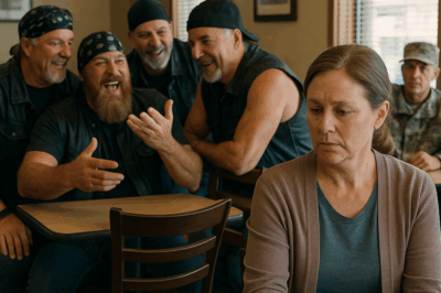 Cinco motociclistas se burlaron de una mujer… hasta que el veterano habló