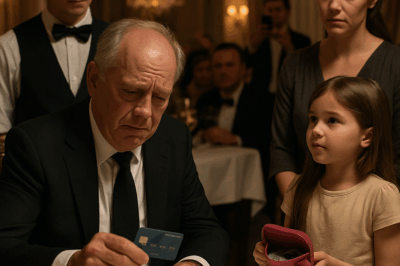 La tarjeta del billonario fue rechazada—una niña pobre hizo lo impensable